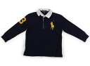 CarryOnで買える「ポロラルフローレン POLO RALPH LAUREN Tシャツ・カットソー 110 男の子 ネイビー、黄色、白 子供服 ベビー服 キッズ アウトレット ユーズド 【中古】キッズ・ベビー・マタニティ」の画像です。価格は700円になります。