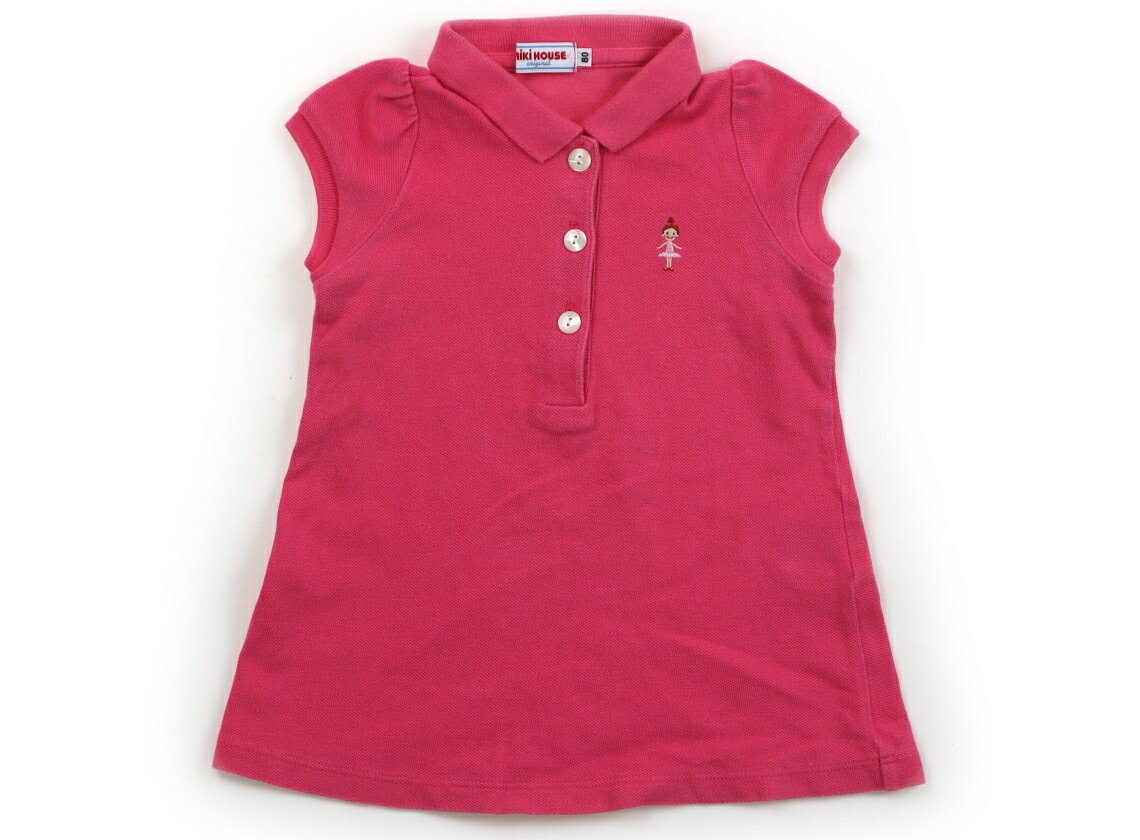 ミキハウス miki HOUSE チュニック 80 女の子 ショッキングピンク 子供服 ベビー服 キッズ アウトレッ..