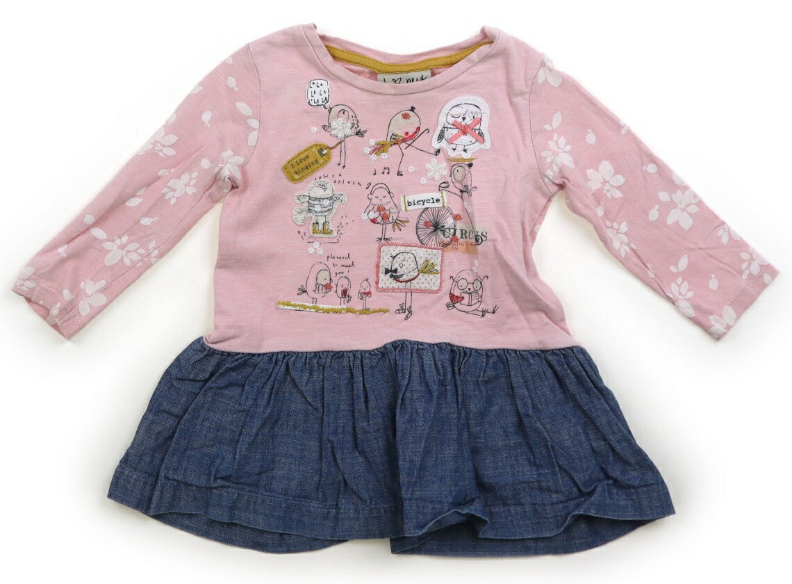 ネクスト NEXT チュニック 70 女の子 ピンク、ブルー系、 子供服 ベビー服 キッズ アウトレット ユーズド 【中古】キッズ・ベビー・マタニティ