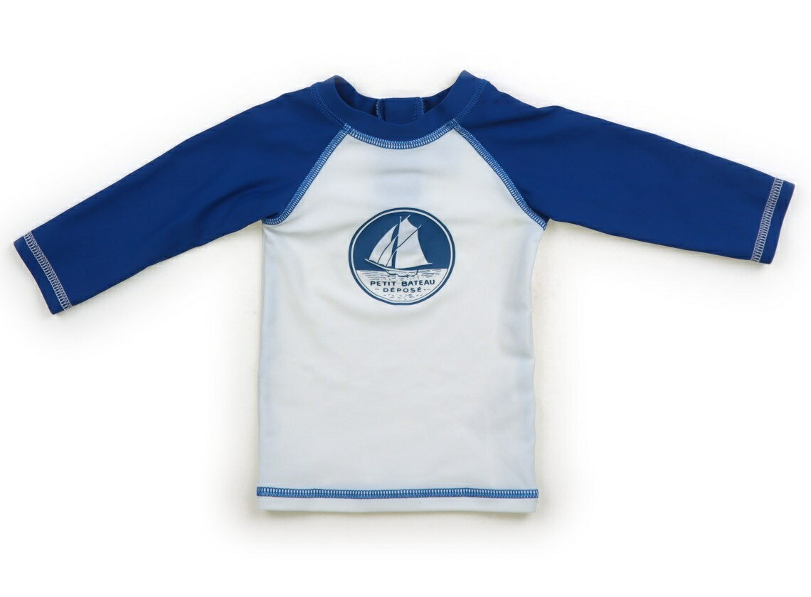 プチバトー PETIT BATEAU 水着・バスローブ 70 男の子 ホワイト・ブルー 子供服 ベビー服 キッズ アウトレット ユーズド 【中古】キッズ・ベビー・マタニティ