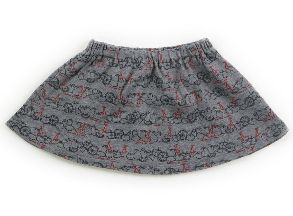 コムサイズム COMME CA ISM スカート 80 男の子 グレー・黒赤 子供服 ベビー服 キッズ アウトレット ユーズド 【中古】キッズ・ベビー・マタニティ