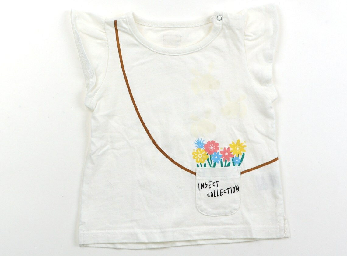 インセクトコレクション Insect Collection Tシャツ・カットソー 80 女の子 オフ・ソーラープリント 子供服 ベビー服 キッズ アウトレット ユーズド 【中古】キッズ・ベビー・マタニティ