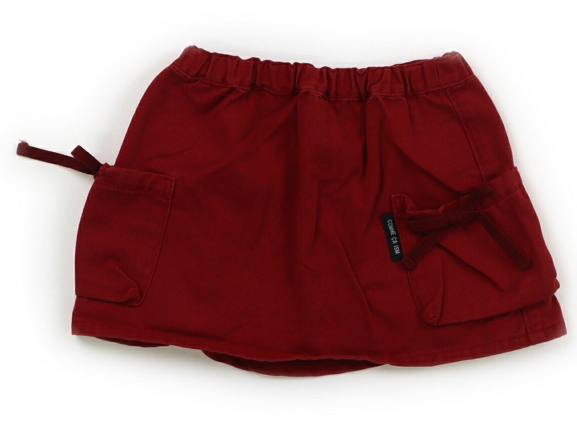 コムサイズム COMME CA ISM スカート 90 女の子 赤、リボン 子供服 ベビー服 キッズ アウトレット ユーズド 【中古】キッズ・ベビー・マタニティ