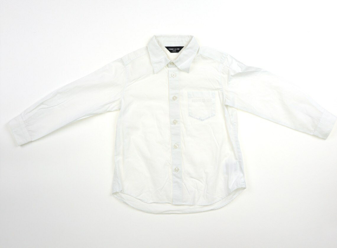 コムサイズム COMME CA ISM シャツ・ブラウス 100 男の子 白 子供服 ベビー服 キッズ アウトレット ユ..