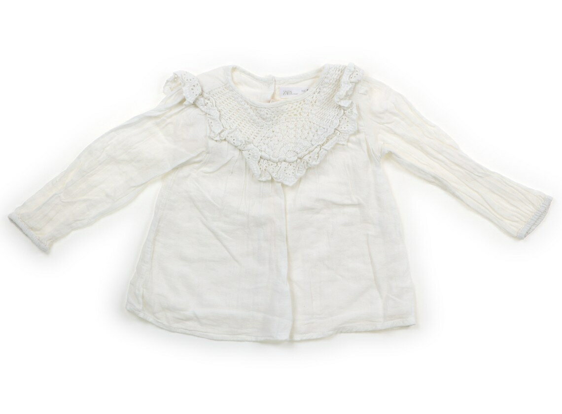 ザラ ZARA チュニック 95 女の子 オフホワイト 子供服 ベビー服 キッズ アウトレット ユーズド 【中古】キッズ・ベビー・マタニティ