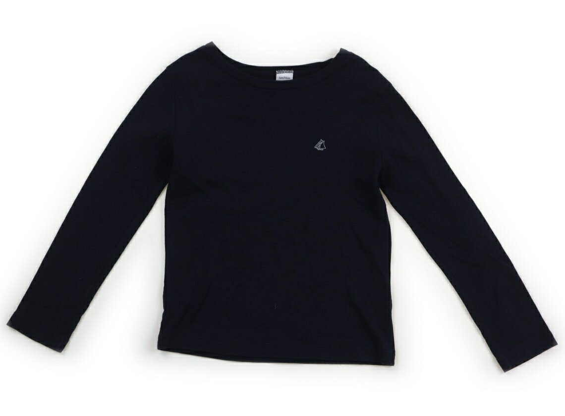 プチバトー PETIT BATEAU Tシャツ・カットソー 110 男の子 ネイビー 子供服 ベビー服 キッズ アウトレ..