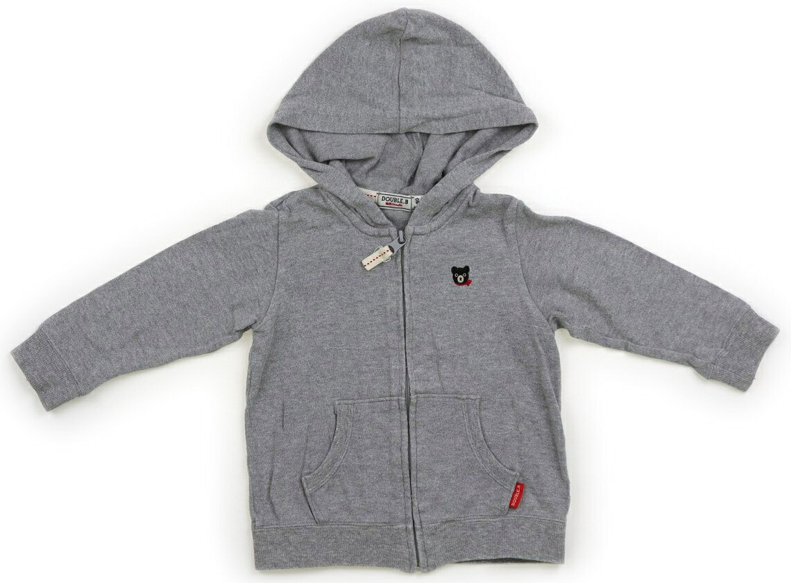 ダブルB Double B パーカー 90 男の子 グレー 子供服 ベビー服 キッズ アウトレット ユーズド 【中古】キッズ・ベビー・マタニティ
