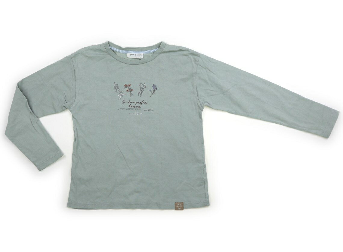 Rakuten - ポンポネット pom ponette Tシャツ・カットソー 150 女の子 ダスティミントグリーン 子供服 ベビー服 キッズ アウトレット ユーズド 【中古】キッズ・ベビー・マタニティ