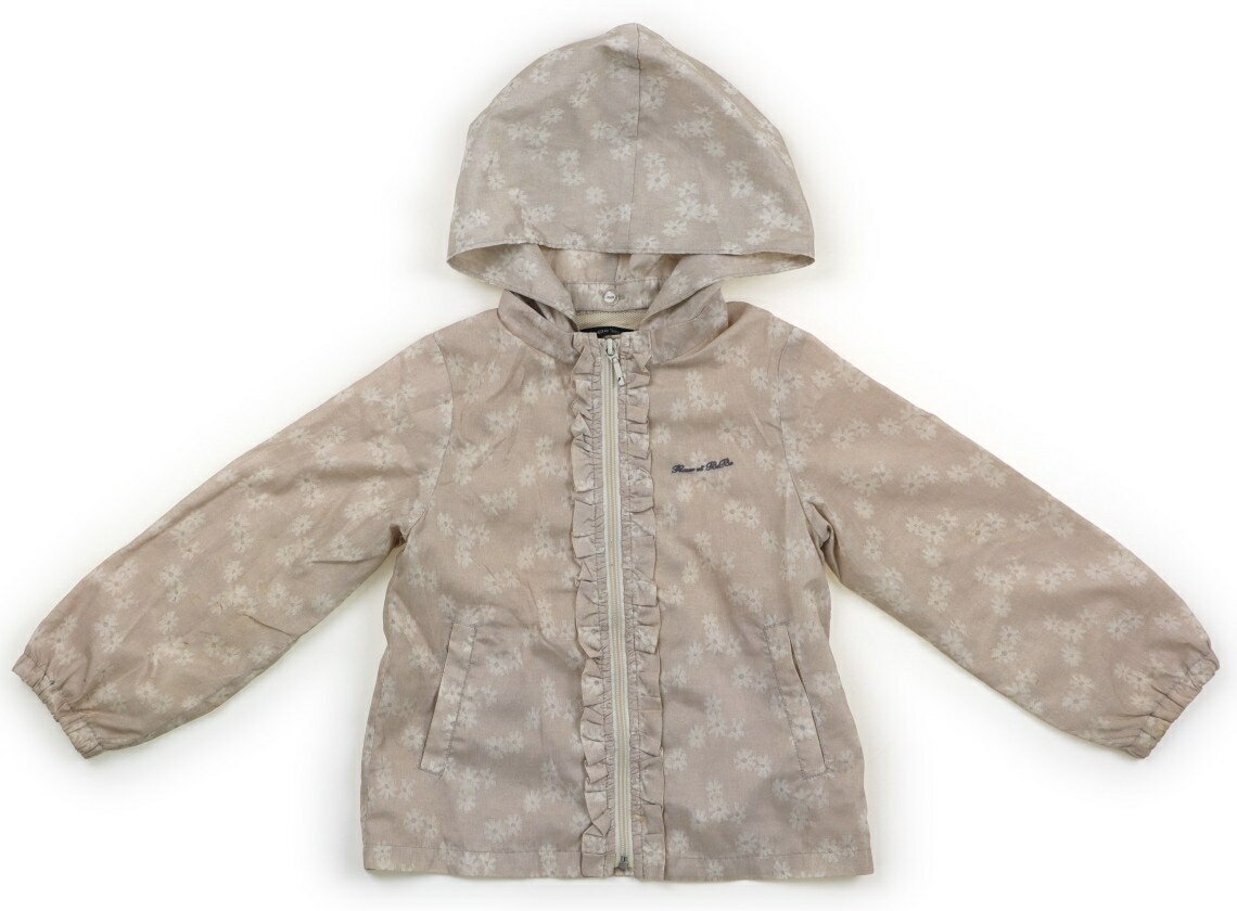 べべ BeBe ブルゾン・Gジャン 110 女の子 ベージュ×花柄 子供服 ベビー服 キッズ アウトレット ユーズド 【中古】キッズ・ベビー・マタニティ