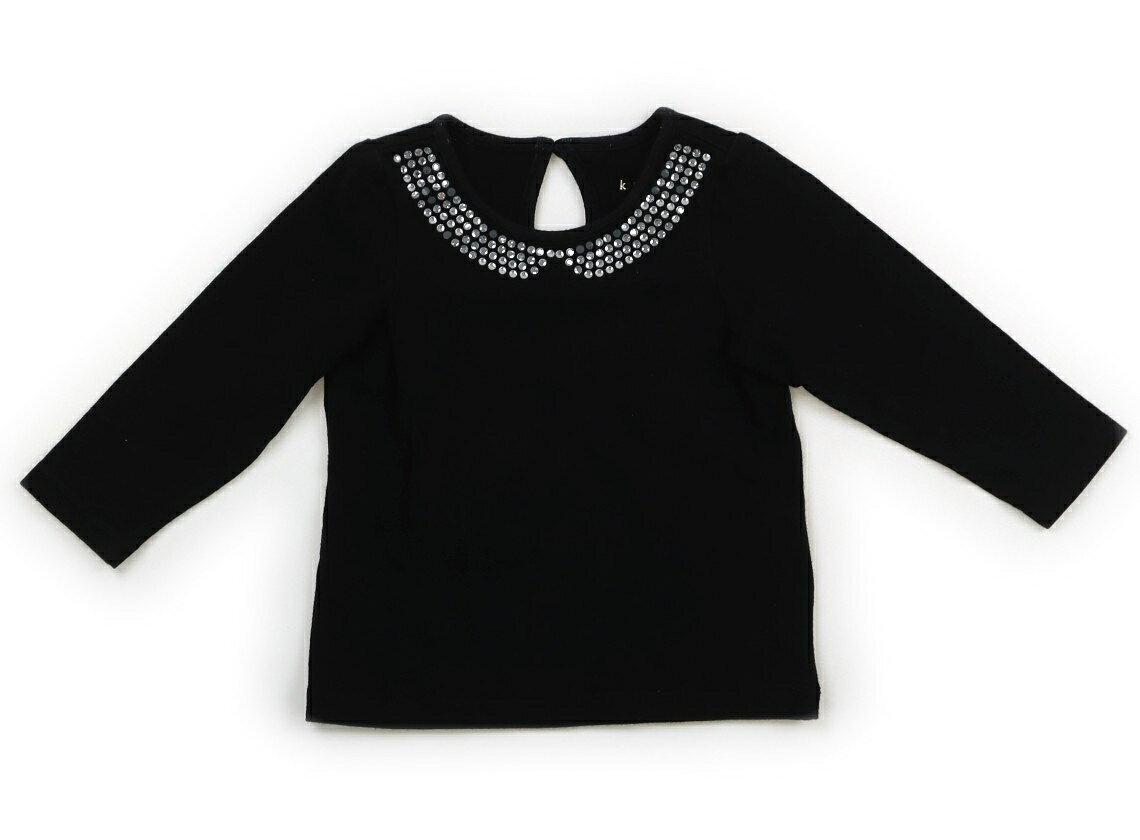 T恤（短袖） - ケイトスペード Kate Spade Tシャツ・カットソー 80 女の子 ブラック 子供服 ベビー服 キッズ アウトレット ユーズド 【中古】キッズ・ベビー・マタニティ