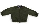 セラフ Seraph ブルゾン・Gジャン 90 女の子 カーキ/ダークパープル×カラフル花柄 子供服 ベビー服 キッズ アウトレット ユーズド 【中古】キッズ・...