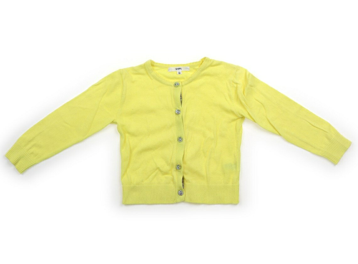 Cardigans - シップス SHIPS カーディガン 90 女の子 イエロー 子供服 ベビー服 キッズ アウトレット ユーズド 【中古】キッズ・ベビー・マタニティ