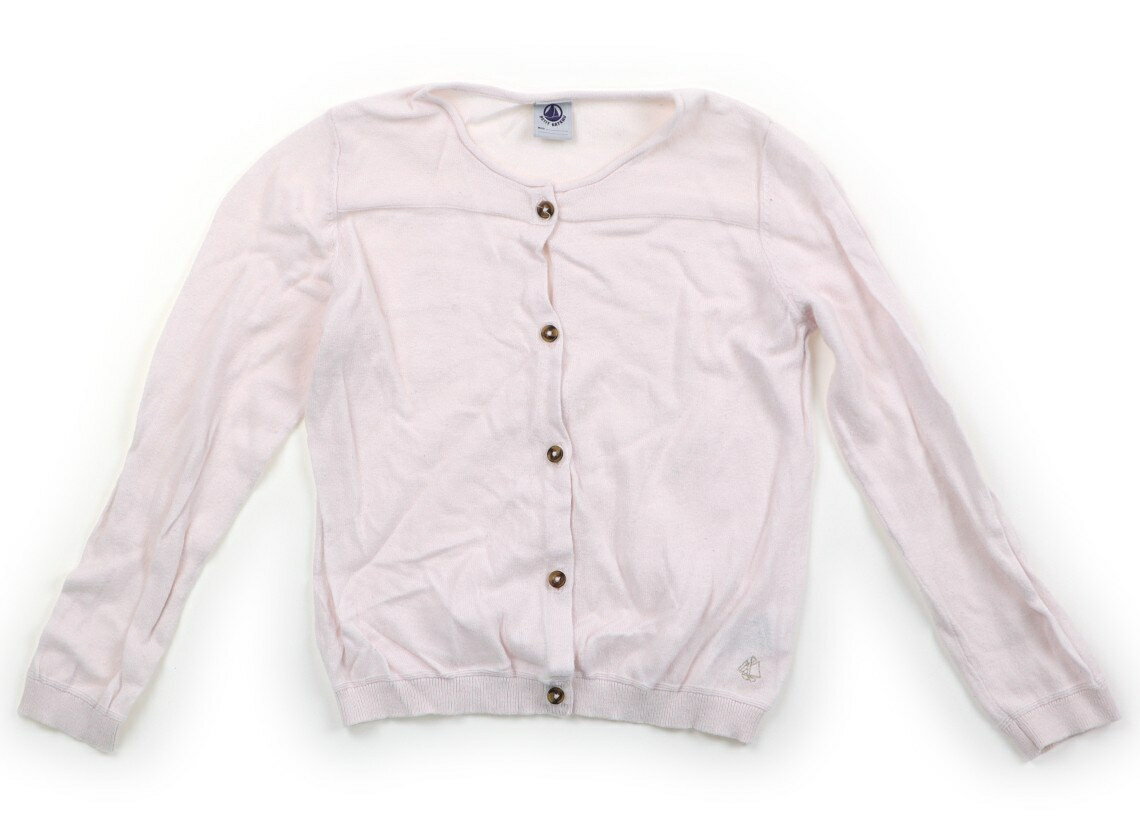 プチバトー PETIT BATEAU カーディガン 110 女の子 薄ピンク 子供服 ベビー服 キッズ アウトレット ユーズド 【中古】キッズ・ベビー・マタニティ