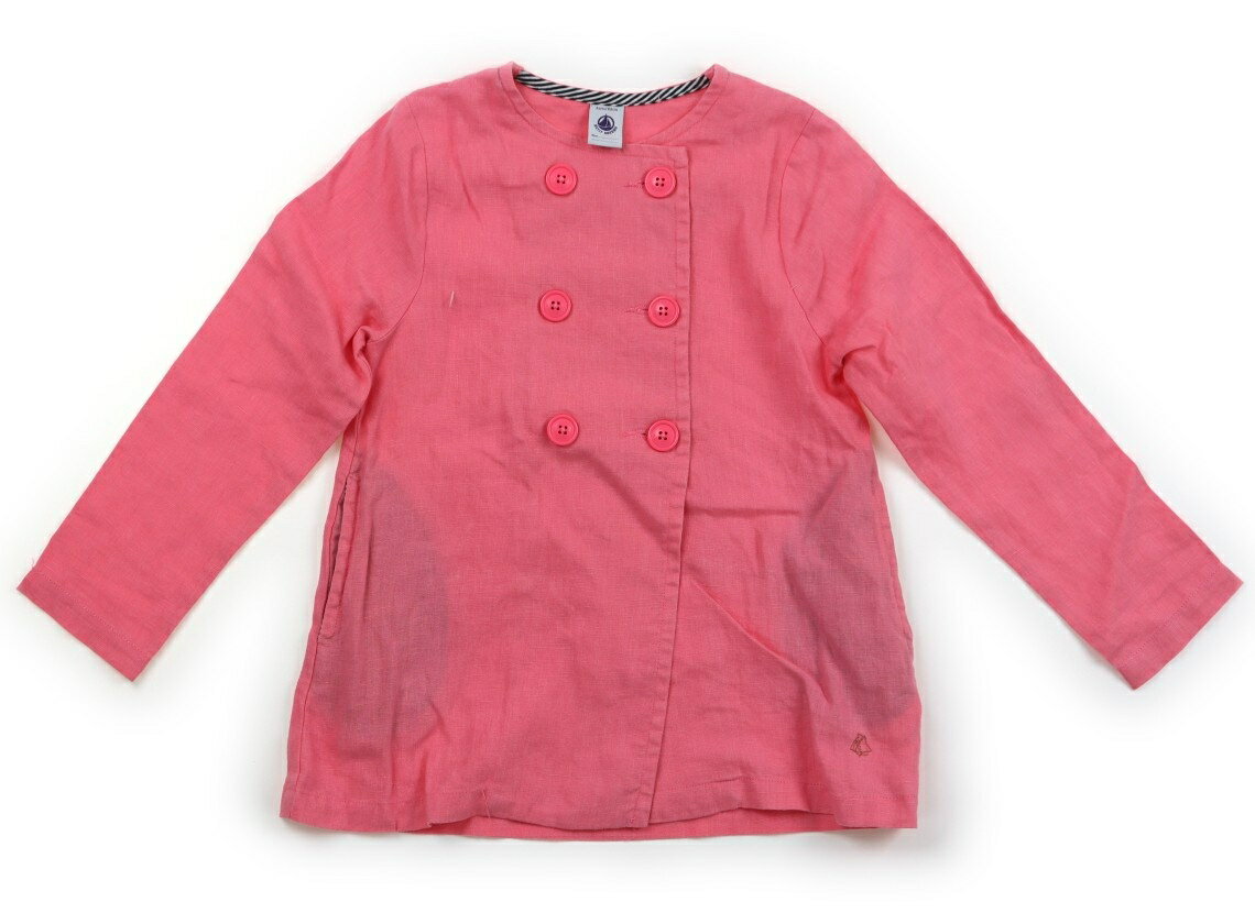 プチバトー PETIT BATEAU コート・ジャンパー 110 女の子 ピンク 子供服 ベビー服 キッズ アウトレット ユーズド 【中古】キッズ・ベビー・マタ...