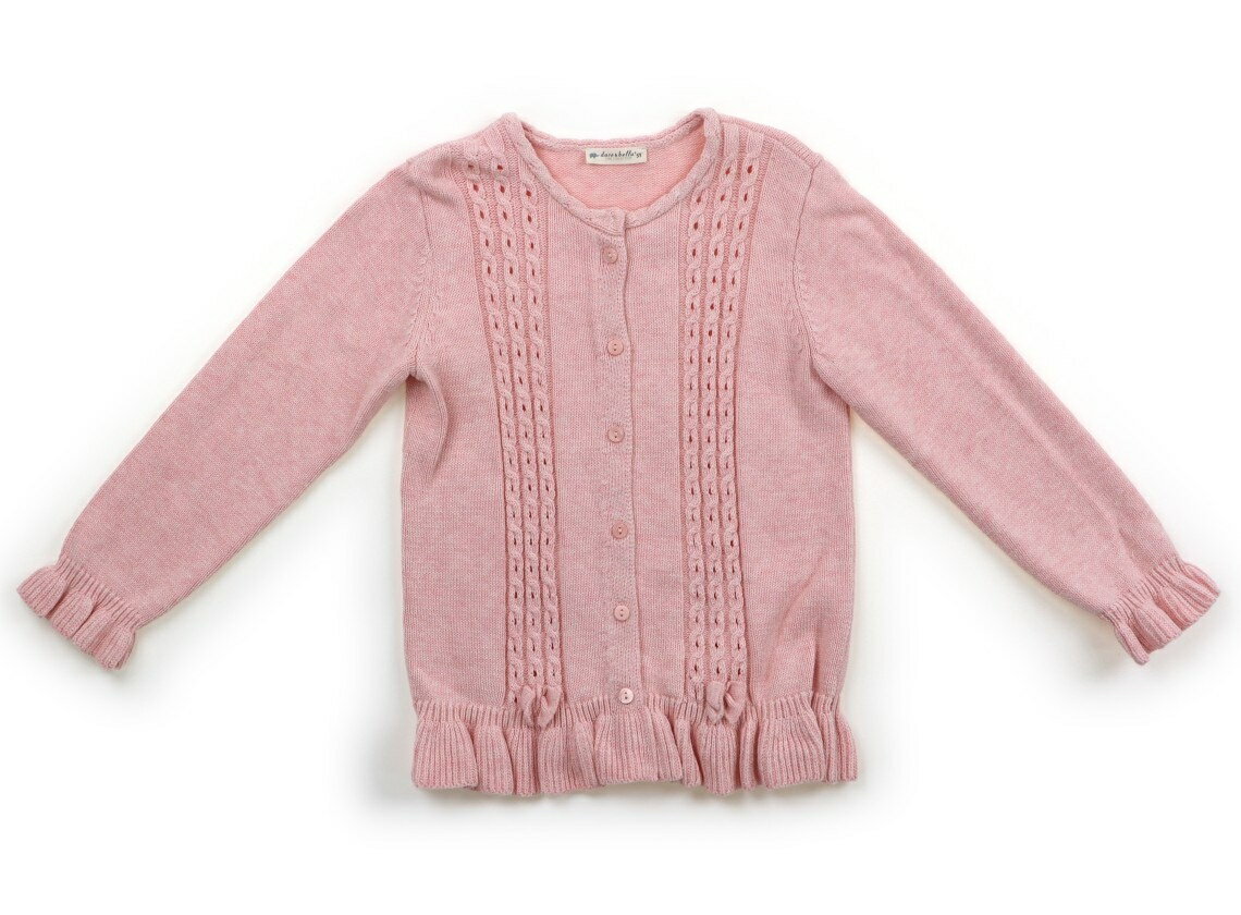 　ブランド 　Dave&Bella(デイブアンドベラ) 　カテゴリー 　カーディガン 　サイズ 　110サイズ 　色 　ピンク 　状態 　★★★ 　記名 　なし 　ジャンル 　Girl コットンニットカーディガンです。実際のサイズ表記は5Y。やや毛羽立ちありますが、目立つ汚れはありません。 ＊【状態】【サイズ】に関しての詳しい説明はこちら