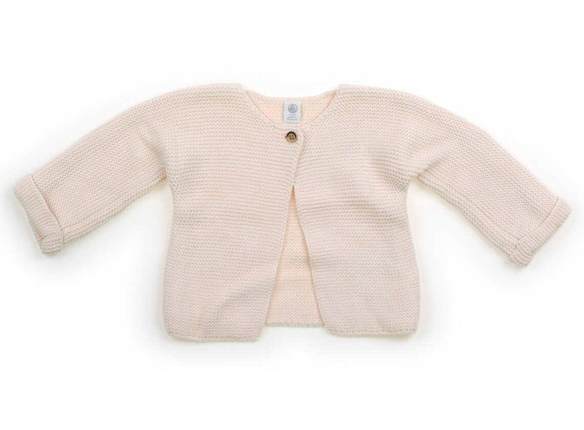 プチバトー PETIT BATEAU カーディガン 70 女の子 ベビーピンク 子供服 ベビー服 キッズ アウトレット ユーズド 【中古】キッズ・ベビー・マタニティ