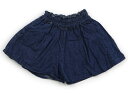 ブリーズ BREEZE キュロット 100 女の子 インディゴブルー 子供服 ベビー服 キッズ アウトレット ユーズド 【中古】キッズ・ベビー・マタニティ