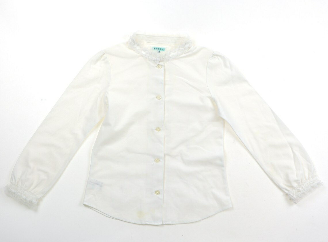 トッカ Tocca シャツ・ブラウス 120 女の子 白、レース 子供服 ベビー服 キッズ アウトレット ユーズド..