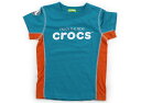 クロックス CROCS Tシャツ・カットソー 120 男の子 ターコイズブルー・オレンジ 子供服 ベビー服 キッズ アウトレット ユーズド 【中古】キッズ・ベビー・マタニティ