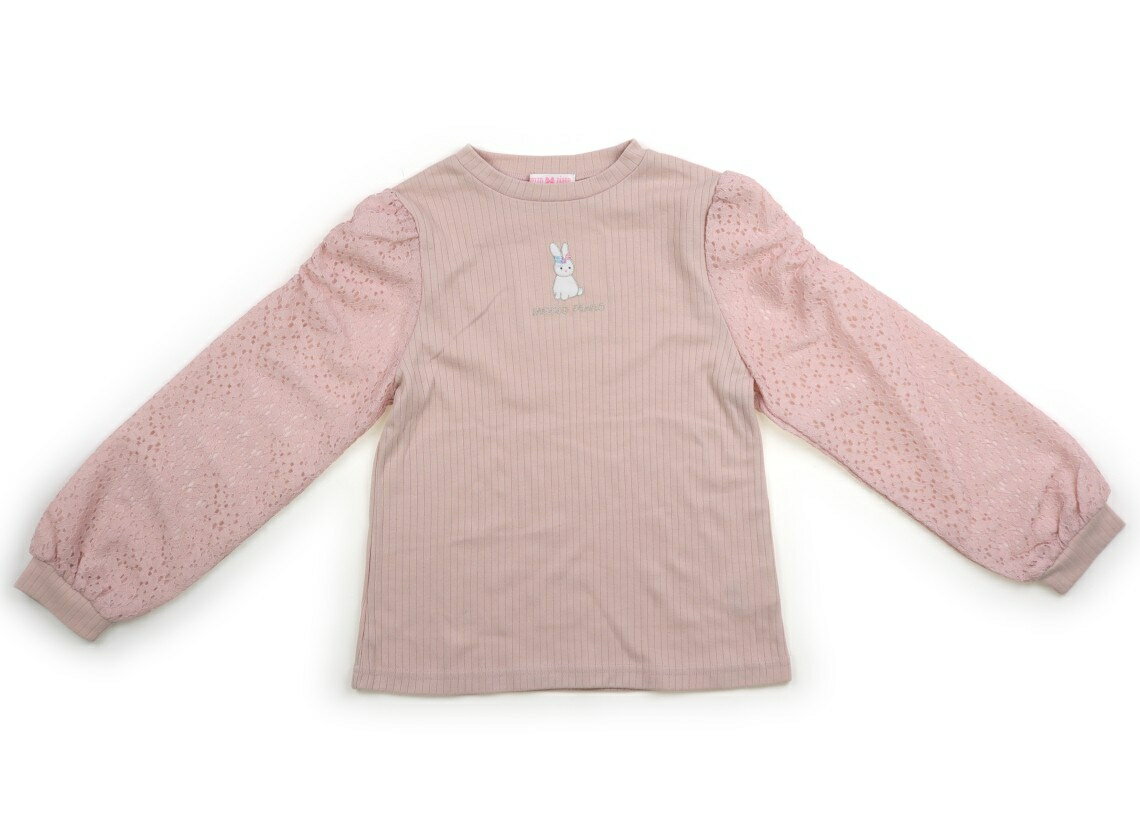 　ブランド 　mezzo piano(メゾピアノ) 　カテゴリー 　Tシャツ・カットソー 　サイズ 　140サイズ 　色 　ピンク 　状態 　★★★ 　記名 　なし 　ジャンル 　Girl リブ地。袖はレース素材。毛羽立ち・洗いざらし感があります。 ＊【状態】【サイズ】に関しての詳しい説明はこちら