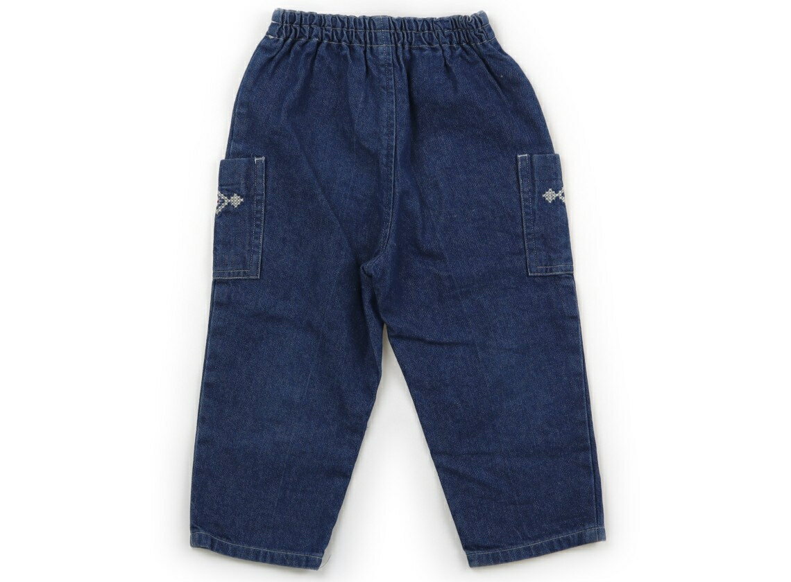 ニットプランナー（KP） Knit Planner(KP) ジーンズ 90 女の子 ブルー系 子供服 ベビー服 キッズ アウトレット ユーズド 【中古】キッズ・ベビー・マタニティ