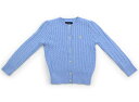 ポロラルフローレン POLO RALPH LAUREN カーディガン 110 女の子 サックス・ケーブル 子供服 ベビー服 キッズ アウトレット ユーズド 【中古】キッズ・ベビー・マタニティ|詳細画像