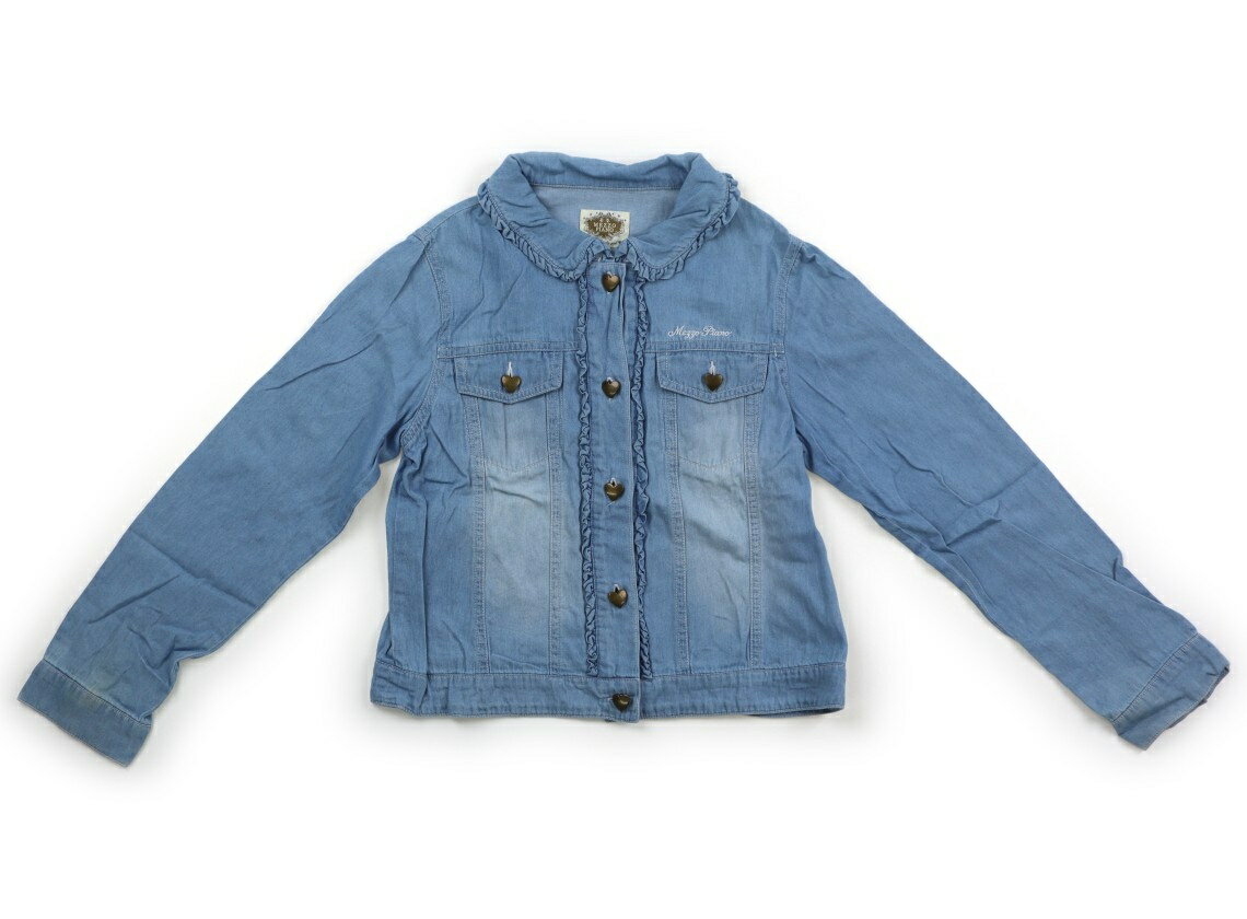 メゾピアノ mezzo piano ブルゾン・Gジャン 140 女の子 ウォッシュブルー 子供服 ベビー服 キッズ アウトレット ユーズド 【中古】キッズ・ベビ...