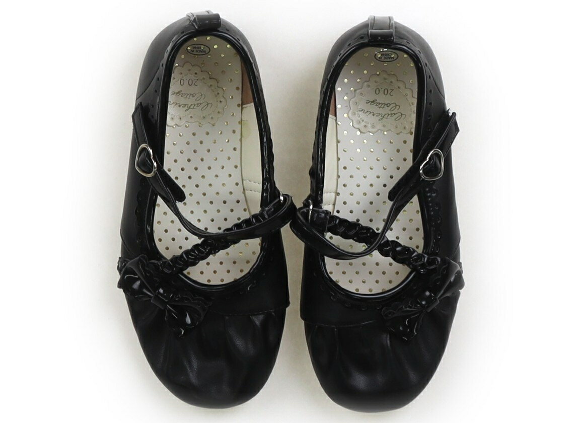 キャサリン・コテージ Catherine Cottage フラットシューズ・スリッポン 靴20cm〜 女の子 ブラック 子..