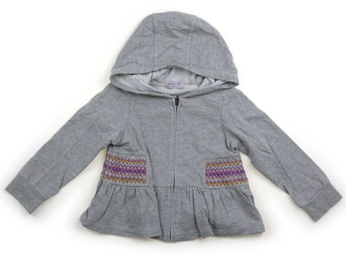 アナスイ ANNA SUI パーカー 110 女の子 グレー 子供服 ベビー服 キッズ アウトレット ユーズド 【中古】キッズ・ベビー・マタニティ