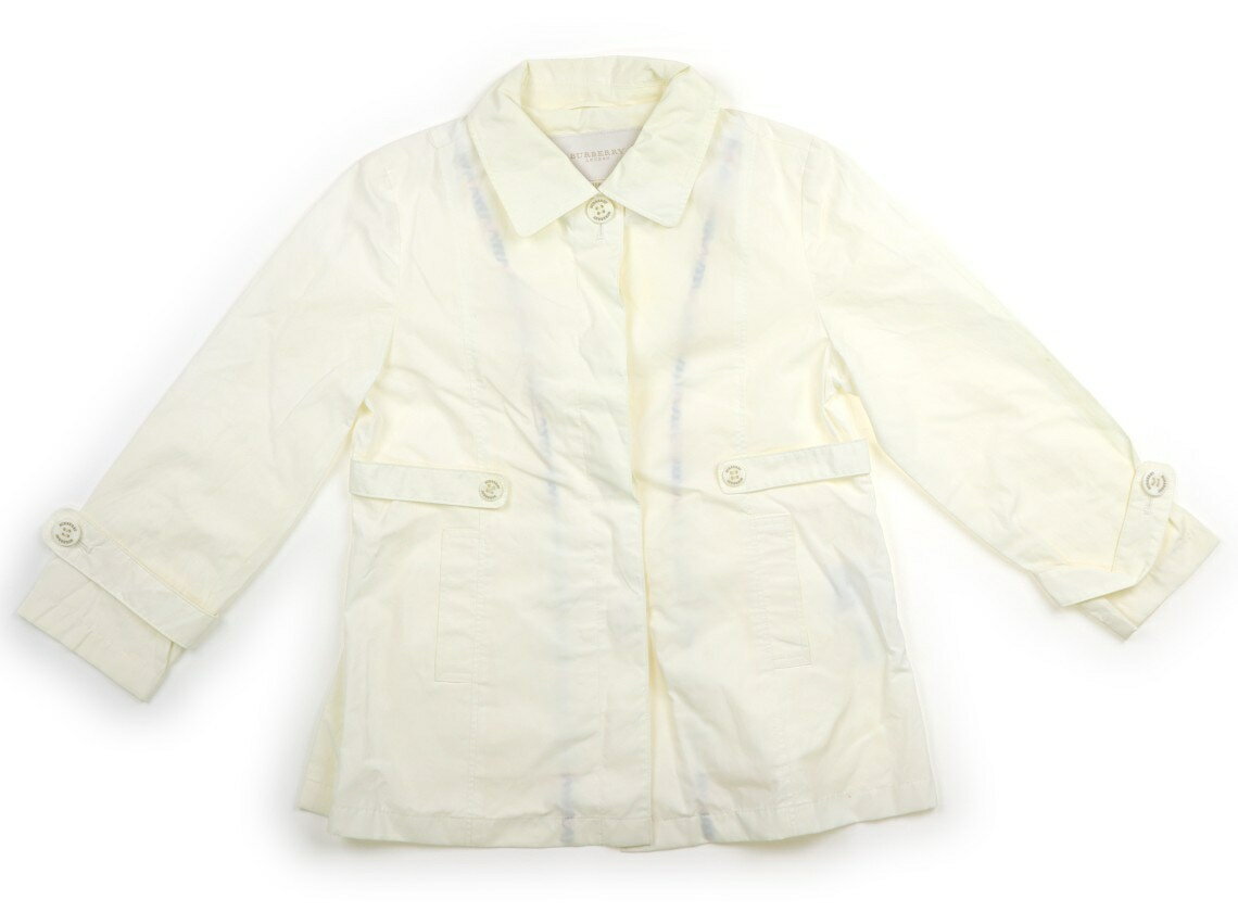 バーバリー BURBERRY ブルゾン・Gジャン 110 女の子 クリーム色 子供服 ベビー服 キッズ アウトレット ユーズド 【中古】キッズ・ベビー・マタニテ...