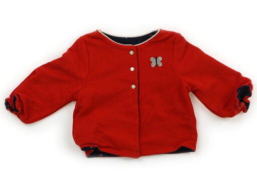 オバイビ OBAIBI カーディガン 70 女の子 朱色、紺、さくらんぼ 子供服 ベビー服 キッズ アウトレット ユーズド 【中古】キッズ・ベビー・マタニティ オバイビ OBAIBI カーディガン 70 女の子 朱色、紺、さくらんぼ 子供服 ベビー服 キッズ アウトレット ユーズド 【中古】キッズ・ベビー・マタニティ
