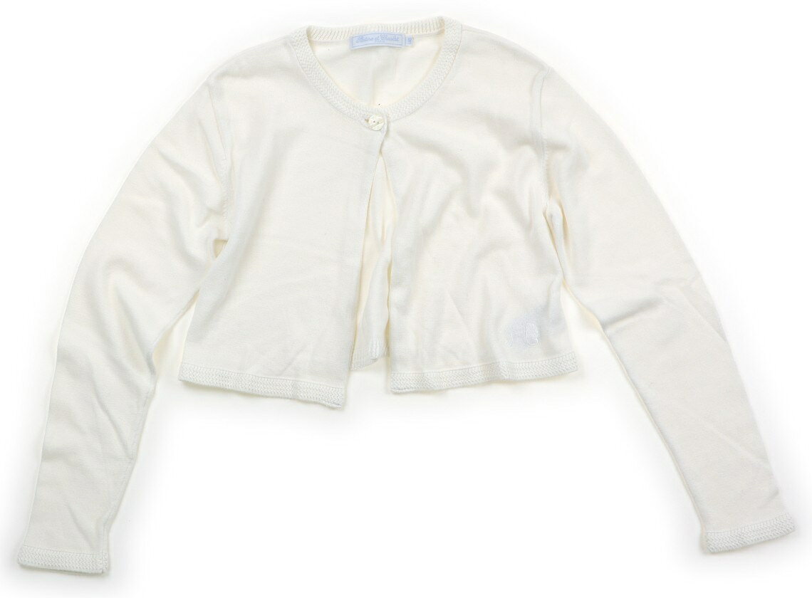Rakuten - タルティーヌエショコラ Tartine et Chocolat カーディガン 140 女の子 オフホワイト 子供服 ベビー服 キッズ アウトレット ユーズド 【中古】キッズ・ベビー・マタニティ
