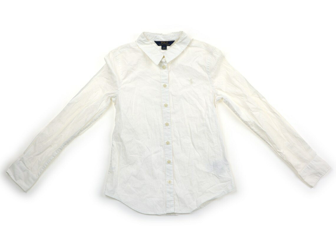 ポロラルフローレン POLO RALPH LAUREN シャツ・ブラウス 140 女の子 オフホワイト 子供服 ベビー服 キッズ アウトレット ユーズド 【中古】キッズ・ベビー・マタニティ