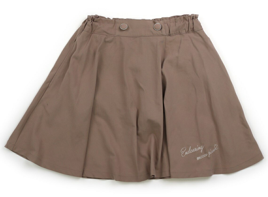 メゾピアノ mezzo piano スカート 150 女の子 キャメル 子供服 ベビー服 キッズ アウトレット ユーズド 【中古】キッズ・ベビー・マタニティ