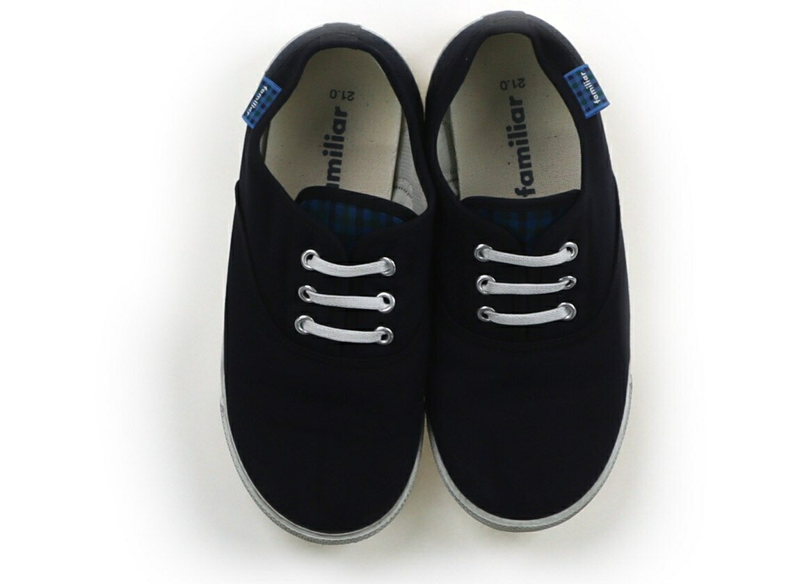 ファミリア familiar スニーカー 靴20cm〜 男の子 紺 子供服 ベビー服 キッズ アウトレット ユーズド 【中古】キッズ・ベビー・マタニティ