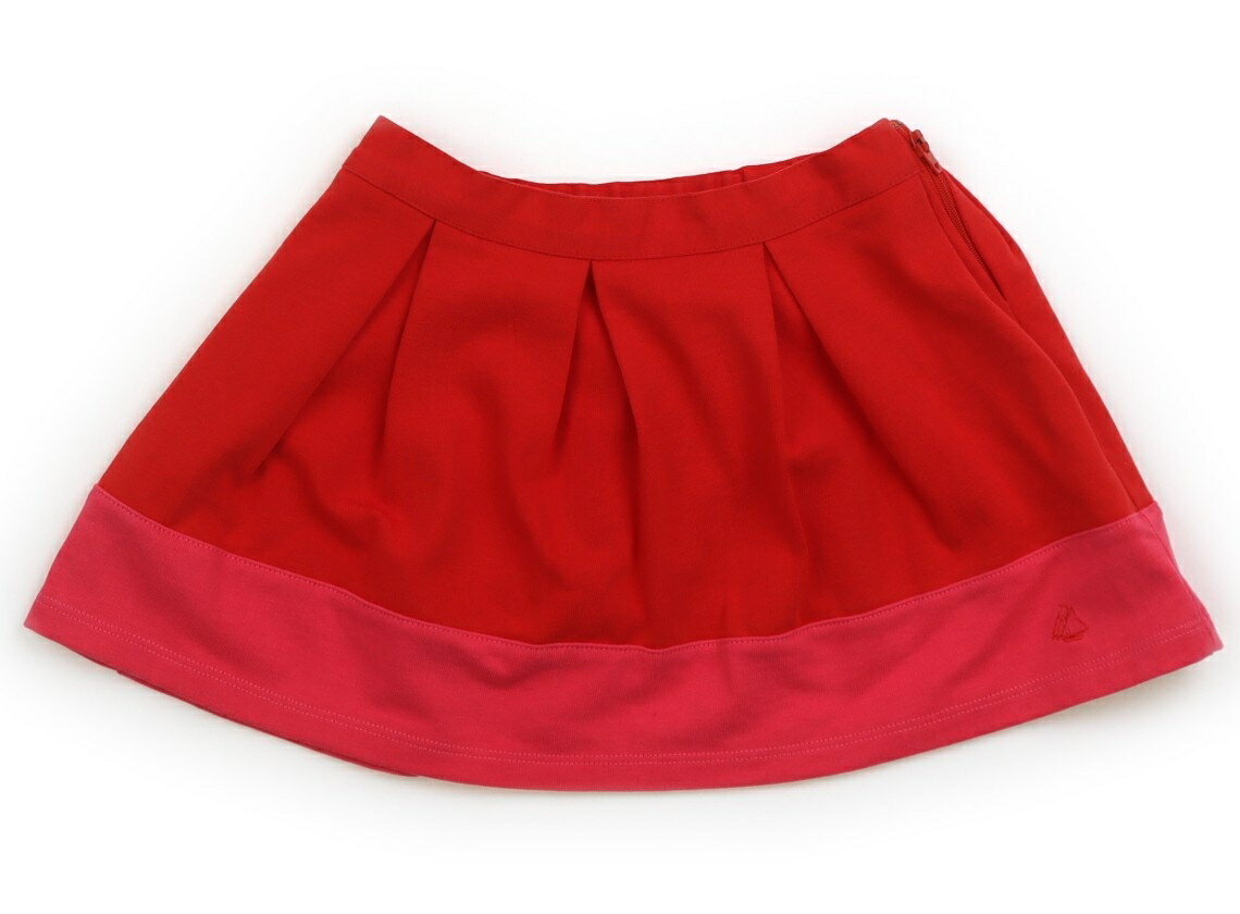 プチバトー PETIT BATEAU スカート 90 女の子 朱色・ピンク 子供服 ベビー服 キッズ アウトレット ユーズド 【中古】キッズ・ベビー・マタニティ