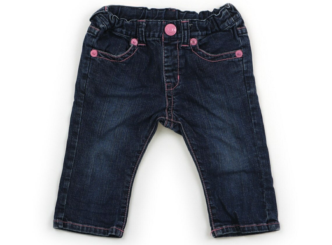 ミキハウス miki HOUSE ハーフパンツ 90 女の子 インディゴブルー、ピンク 子供服 ベビー服 キッズ アウトレット ユーズド 【中古】キッズ・ベビー・マタニティ