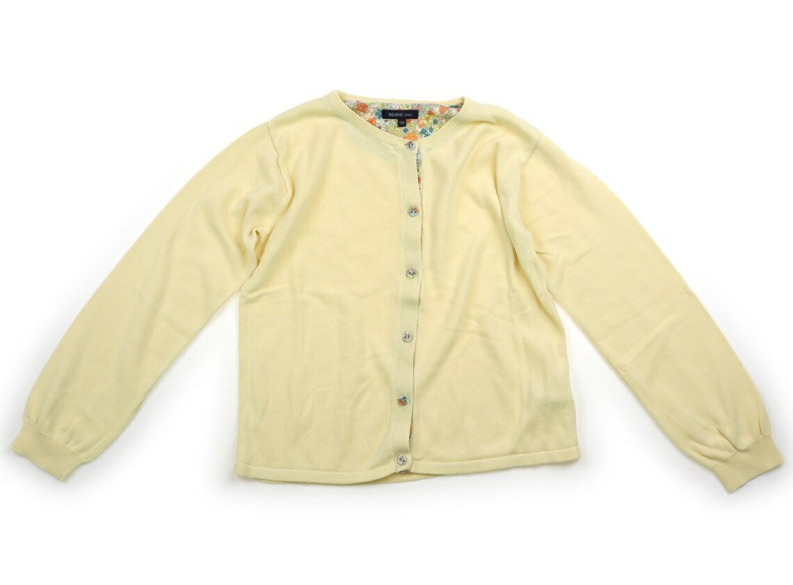 ビームス BEAMS カーディガン 150 女の子 パステルイエロー 子供服 ベビー服 キッズ アウトレット ユーズド 【中古】キッズ・ベビー・マタニティ