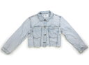 ザラ ZARA ブルゾン・Gジャン 150 女の子 ウォッシュライトブルー 子供服 ベビー服 キッズ アウトレット ユーズド 【中古】キッズ・ベビー・マタニティ