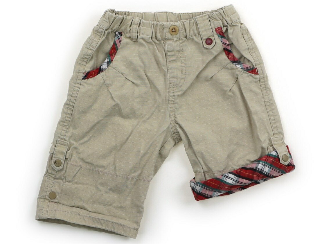 コムサイズム COMME CA ISM ショートパンツ 110 男の子 ベージュ 子供服 ベビー服 キッズ アウトレット ユーズド 【中古】キッズ・ベビー・マタニティ