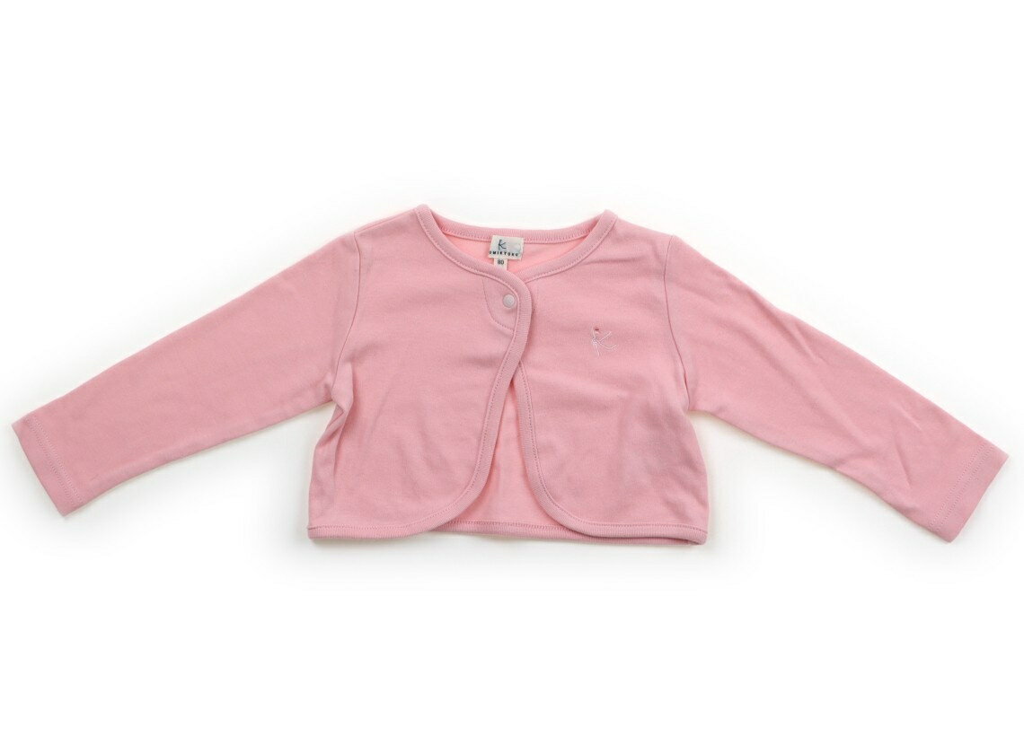 組曲 Kumikyoku カーディガン 80 女の子 ピンク 子供服 ベビー服 キッズ アウトレット ユーズド 【中古】キッズ・ベビー・マタニティ