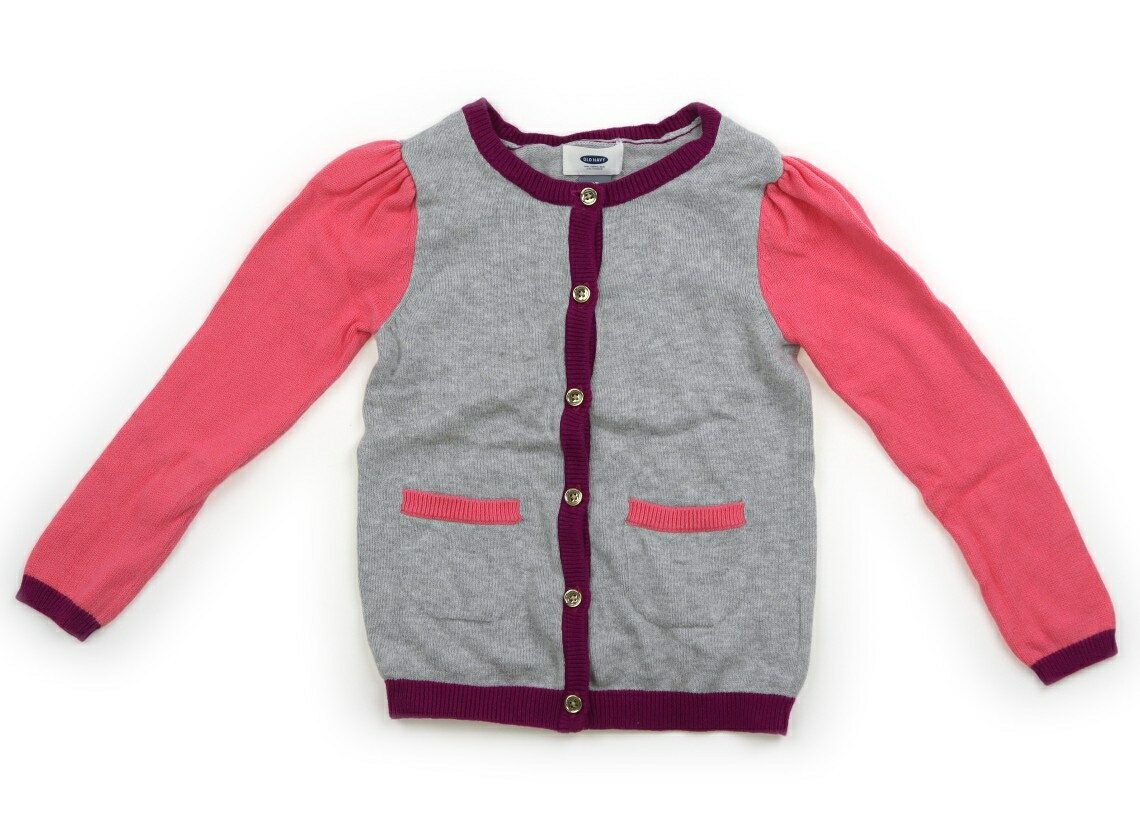 オールドネイビー OLDNAVY カーディガン 100 女の子 グレー パープル ピンク 子供服 ベビー服 キッズ アウトレット ユーズド 【中古】キッズ ベビー マタニティ