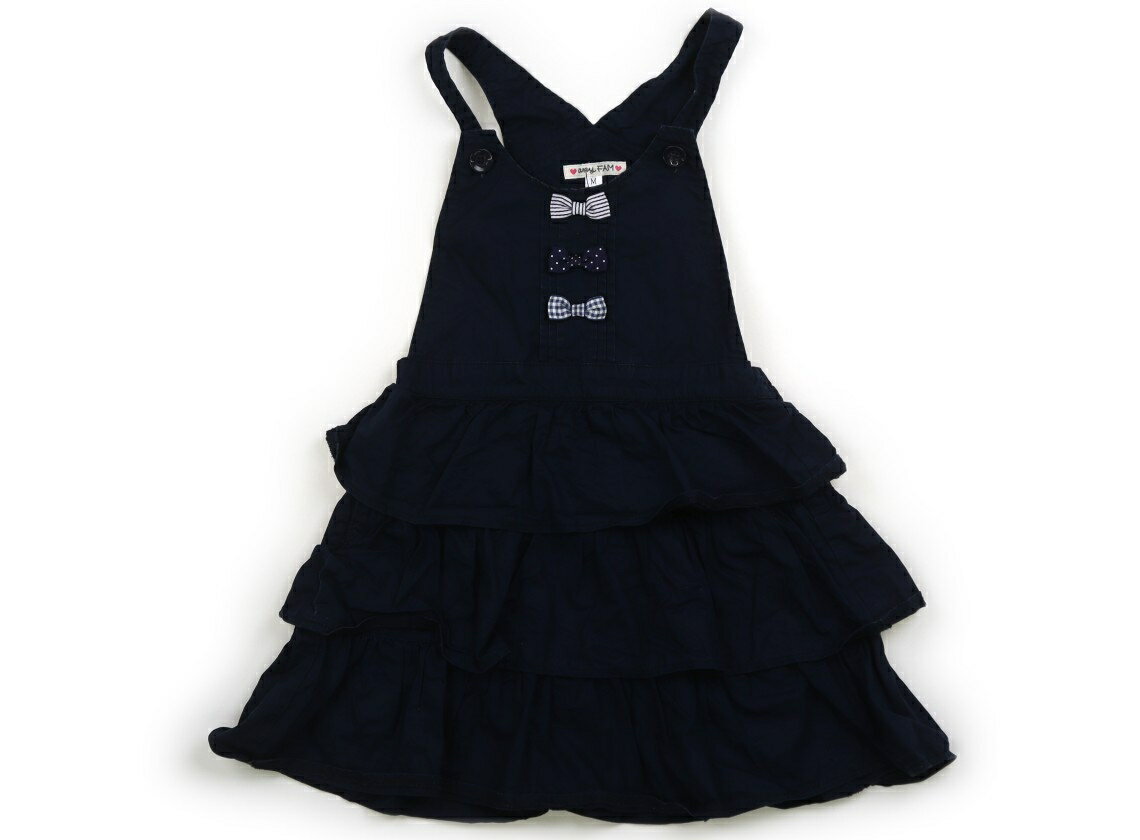 エニィファム anyFAM ジャンパースカート 110 女の子 ネイビー 子供服 ベビー服 キッズ アウトレット ..