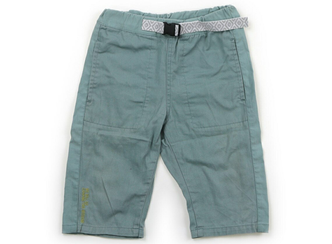 ブリーズ BREEZE ハーフパンツ 120 男の子 ミントグリーン・ホワイト×グレーオルテガ柄 子供服 ベビー服 キッズ アウトレット ユーズド 【中古】キッズ・ベビー・マタニティ