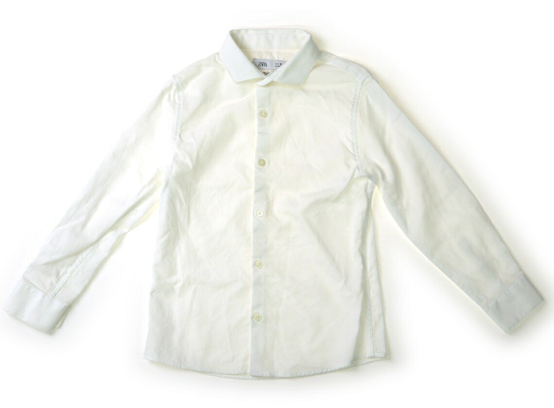 ザラ ZARA シャツ・ブラウス 110 女の子 ホワイト 子供服 ベビー服 キッズ アウトレット ユーズド 【中古】キッズ・ベビー・マタニティ