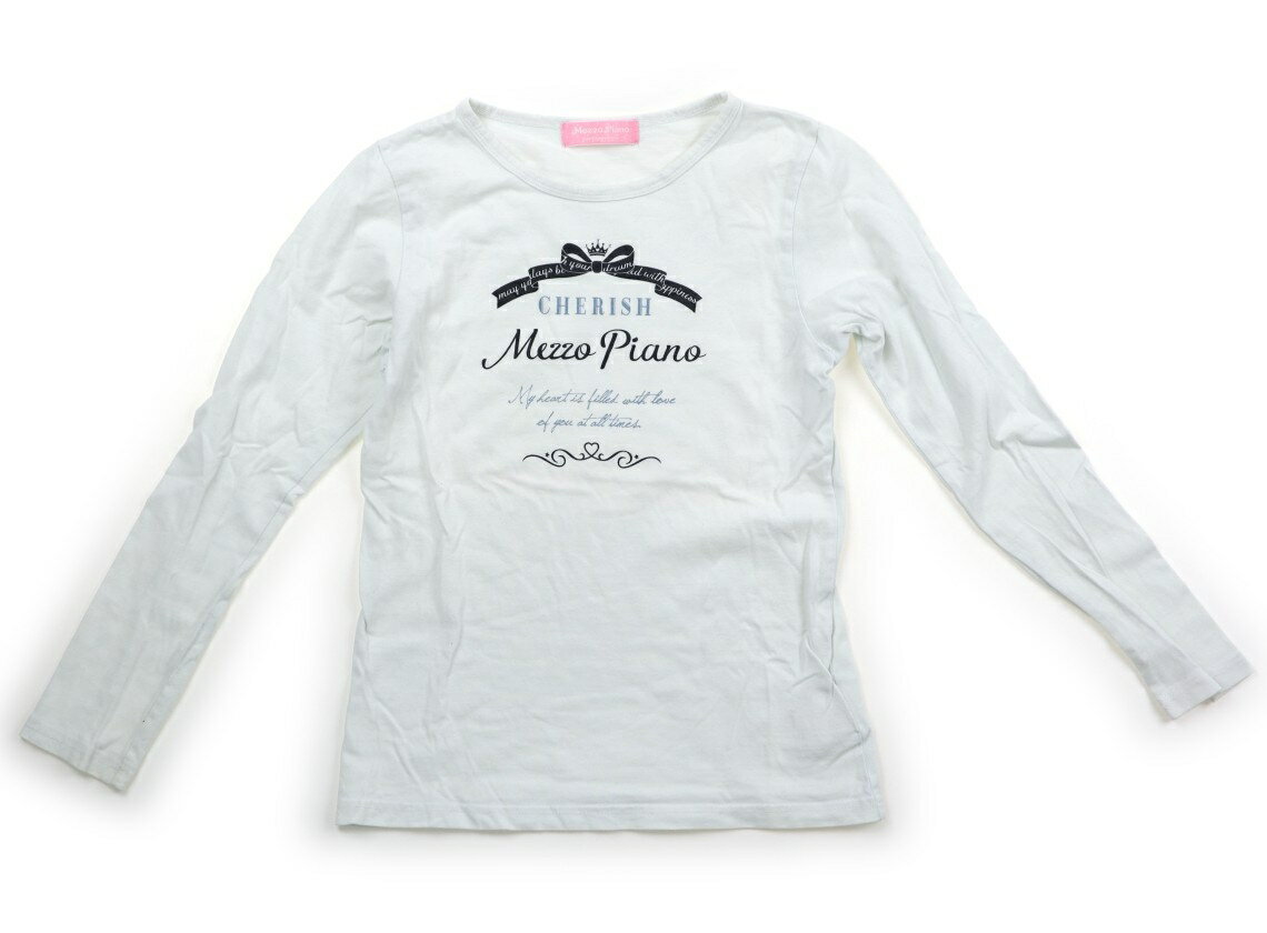 メゾピアノ mezzo piano Tシャツ・カットソー 160 女の子 ペールブルー、ブルー系 子供服 ベビー服 キッズ アウトレット ユーズド 【中古】キッズ・ベビー・マタニティ