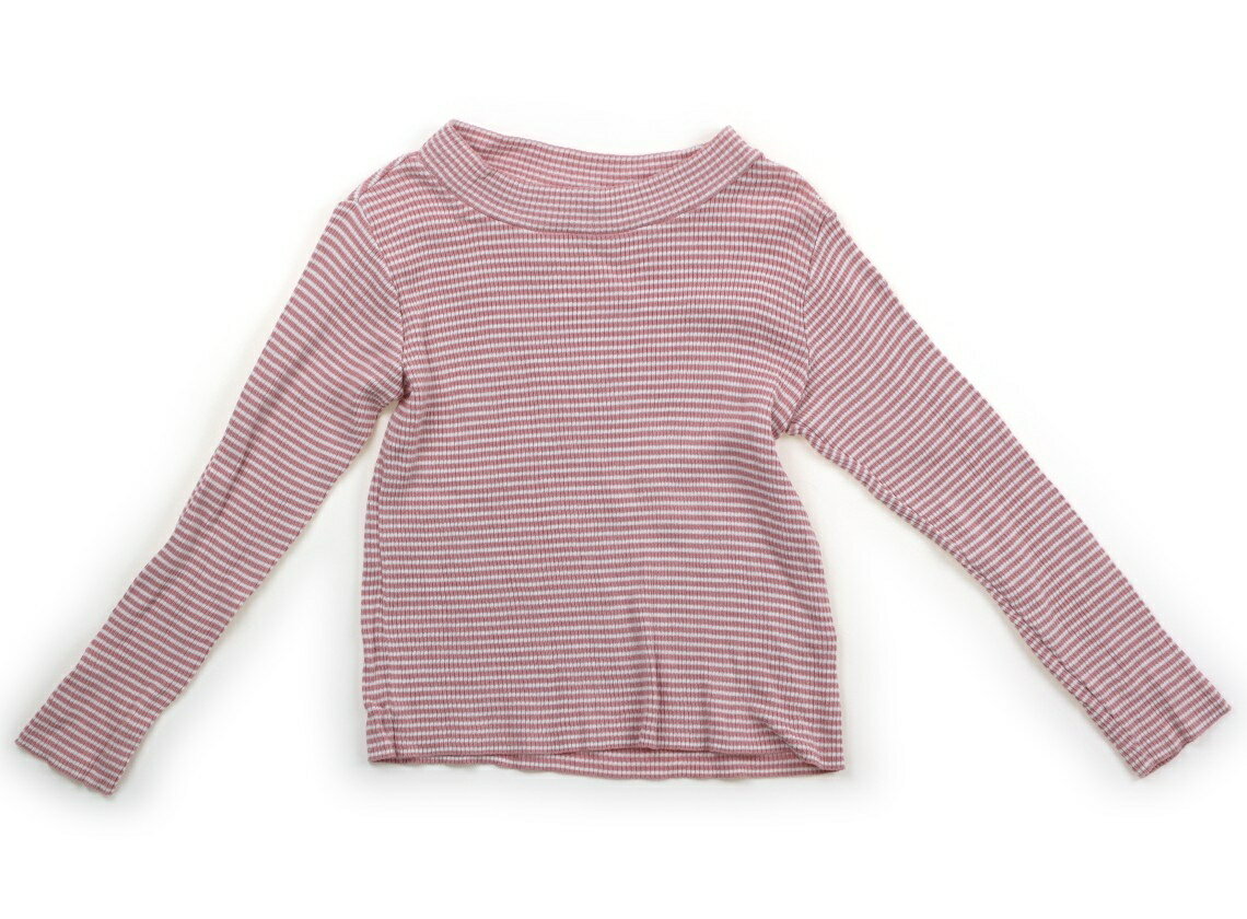 べべ BeBe Tシャツ・カットソー 130 女の子 ピンクボーダー 子供服 ベビー服 キッズ アウトレット ユーズド 【中古】キッズ・ベビー・マタニティ