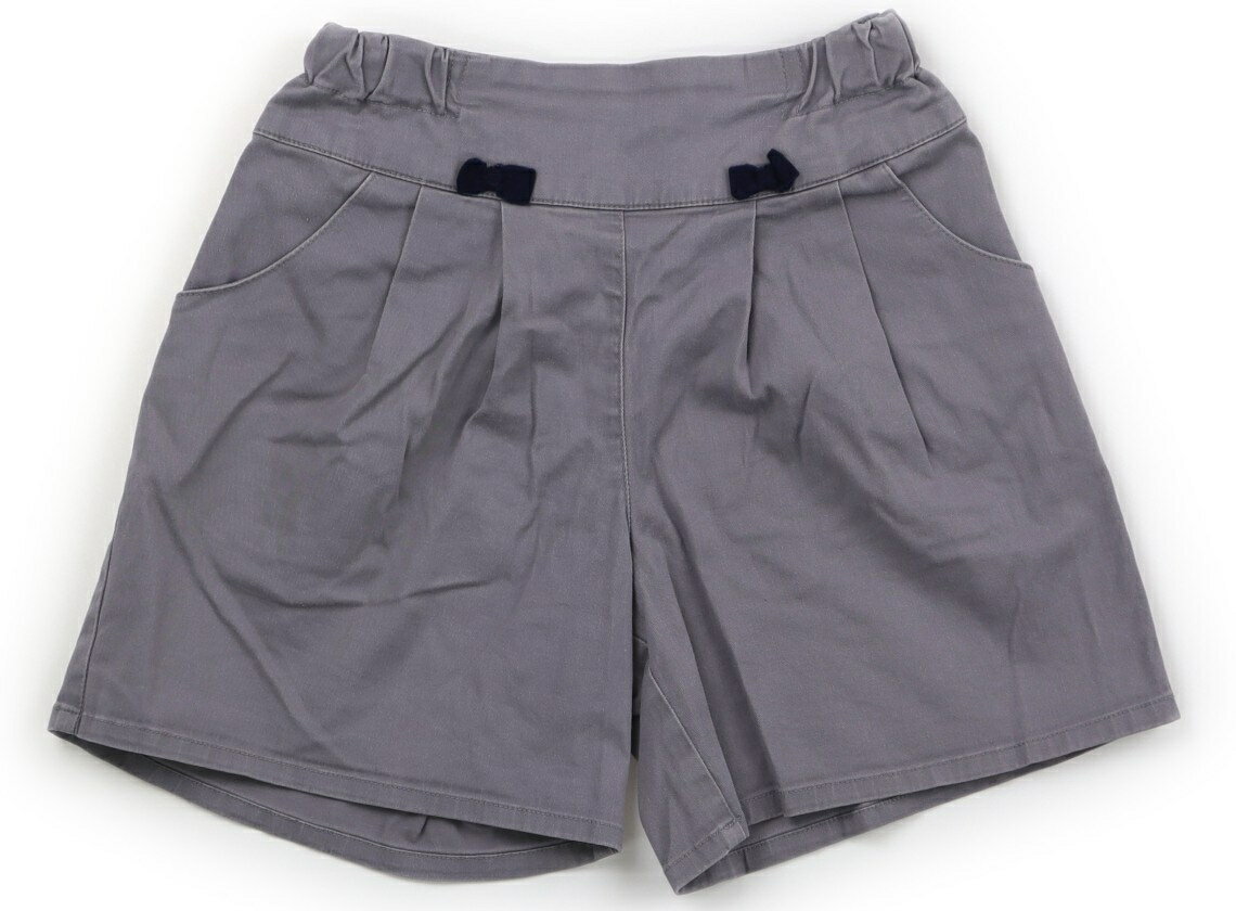 べべ BeBe キュロット 130 女の子 グレーパープル 子供服 ベビー服 キッズ アウトレット ユーズド 【中..