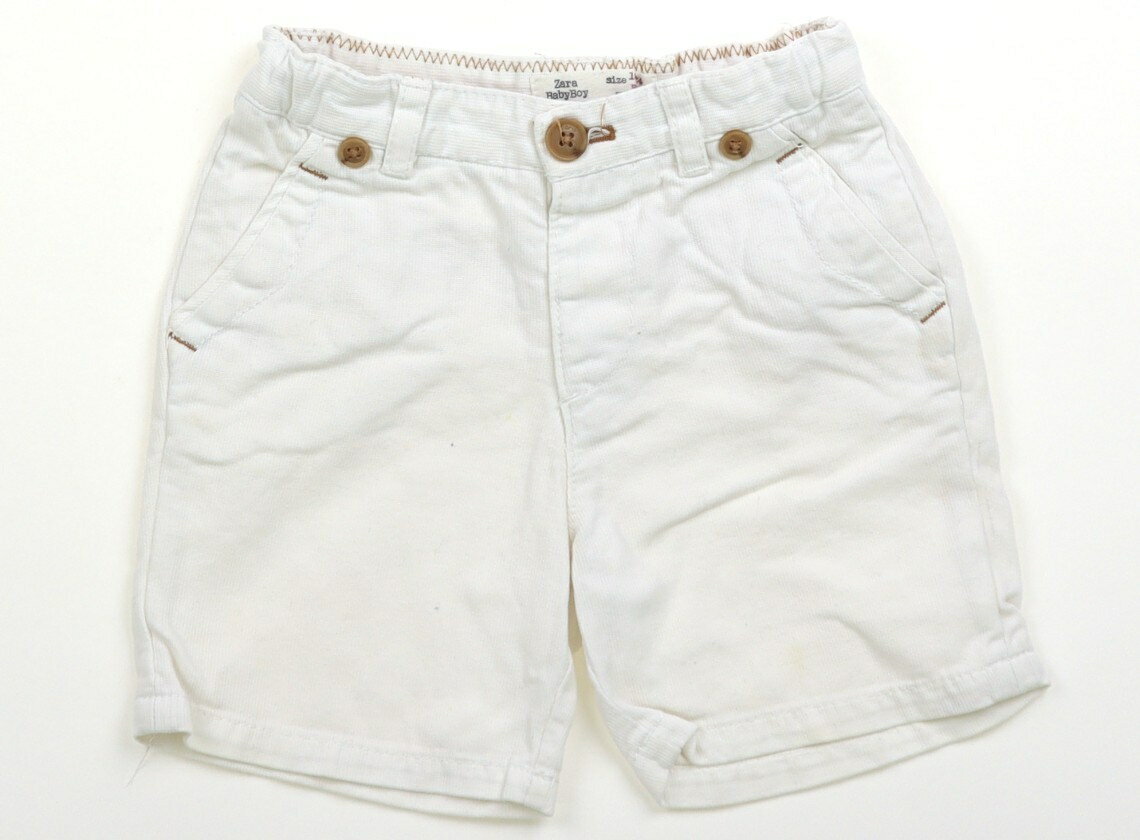 Long-Trousers, Trousers - ザラ ZARA ショートパンツ 90 男の子 白　 子供服 ベビー服 キッズ アウトレット ユーズド 【中古】キッズ・ベビー・マタニティ