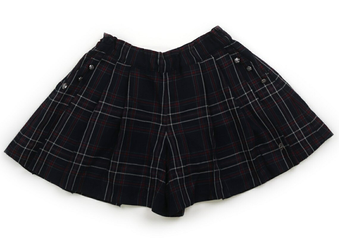 ポンポネット pom ponette キュロット 120 女の子 ネイビー・レッドチェック 子供服 ベビー服 キッズ ..